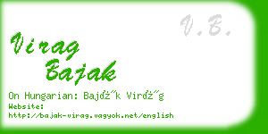 virag bajak business card